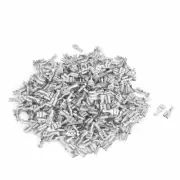 A● 1000pcs Metal Female Spade Crimp Terminals Electrical Wire Connector 4.8mm