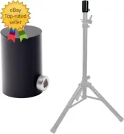 SPA100 Speaker Tripod Fluid Head Adapter – Convert Speaker Stands to Tripods wit