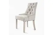 La Bella Cream French Provincial Dining Chair Amour Oak Leg