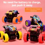 1Pc Mini Pull Back Off-Road Vehicle Children Toy Alloy Stunt Car Model Kid Gi CR