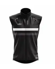 Cinettica Sprint Windproof Gilet Black