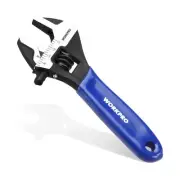 WORKPRO Monkey Wrench, Mini Size, Spanner, Adjustable Wrench, Maximum Opening Wi
