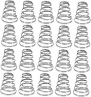 BESPORTBLE 20pcs Quick Release Lever Spring Skewer Wheel for Axle Replacement Steel Spring Road Bike Part Fixing Spring Bike Accessory Silver 304 Stainless Steel