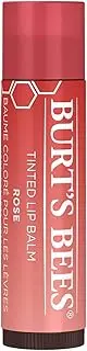 Burt's Bees 100% Natural Origin Tinted Lip Balm, Rose with Shea Butter and Botanical Waxes, 1 Tube, 4.25g