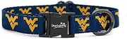 West Virginia Mountaineers Collars and Leashes | Officially Licensed | Fits All Pets! (Large Collar)