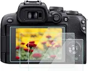 R10 Screen Protector for Canon EOS R710 Camera, WH1916 9H Tempered Glass Anti-Scrach Anti-Bubble Anti-Dust (3 Pack)