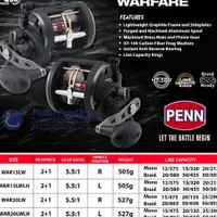 在飛比找蝦皮購物優惠-Reel PENN OH Warfare 15/20 左手柄