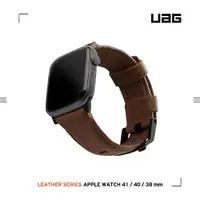 在飛比找ETMall東森購物網優惠-UAG Apple Watch 38/40/41mm 皮革錶