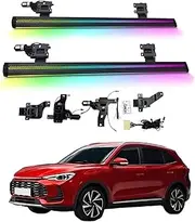 BJOHQ Electric Running Boards Compatible for MG ZS 2018-2025 with Light, SUV, Off-Road & Pickup Trucks - Retractable Truck Steps & Nerf Bars