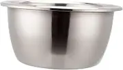 Perfk Stainless Steel Basin Mixing Bowl Cooking Thicken Multipurpose Baking Washing Dish Tub Foot Basin for Fruits Vegetables Flour, 40cm