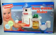 RARE VINTAGE 1991 PLAYSKOOL BUSY BUBBLE MAKER WATER BATH ΤΟΥ PLAYSET NEW NOS !