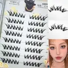 Fox Eye Manga Individual Lashes No Glue Needed DIY Eyelash Extensions