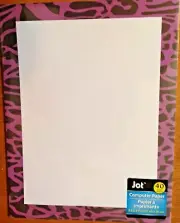 Computer Printer Paper Pkg 40 Sheets Purple Swirl Print 8.5x11 Stationery New