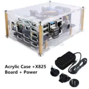 Raspberry Pi 4B X825 Power Management Acrylic Case Management Expansion Board