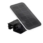 Weatherproof Gutter Mount for Arlo/Ring/Blink/Eufy Cam Solar Panel Bracket Black