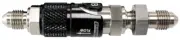 Aeroflow Quick Release -3 EPDM Seal Black/Silver Alloy Bulk Head AFQR103-03BH