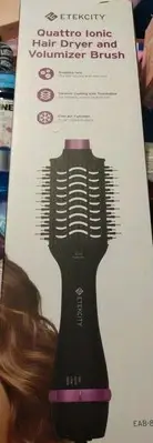 Hair Dryer & Volumizer Brush Quattro Ionic NIB