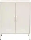 Artissin Locker, Metal Sideboard Buffet Cabinet Bedside Table Shoe Storage TV Ca