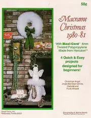 Craft Books: #970 Macrame Christmas 1980-81