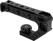 Nutriess SLR Camera Top Handle Grip Mirrorless Cold Shoe Adapter Mount Handheld Stabilizer for Photography and Videography Enhanced Comfort and Control