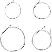 ECSiNG 4pcs Universal String Set for Cello String (A-D-G-C) Steel Core Nickel Plated Winding Accessories with Ball Head for 4/4 3/4 1/2 1/4 Cello