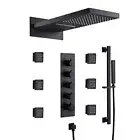 Cascada 22” Music LED shower system with built-in Bluetooth Speakers