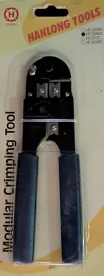 RJ11 Modular Crimp tool Cut strip and crimp HT-2096C DURATOOL 8588-0213 RJ11