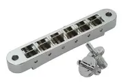 Tune o Matic TOM Nashville bridge for US Gibson guitars - Chrome