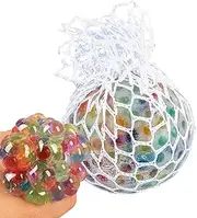 Hand Stress Ball,Rainbow Exercise Ball for Hands | Squeezing Fidget Sensory Toy for Birthday School Home Desk Girls Boys Travel Workplace Classroom