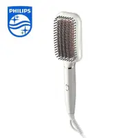 在飛比找PChome24h購物優惠-【飛利浦 PHILIPS】沙龍級陶瓷電熱美髮造型梳 BHH8