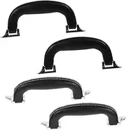 TINEASUR 4pcs Stylish Replacement Luggage Handle Durable PU and Plastic Grip for Suitcases Toolboxes and Travel Bags Easy Installation for Enhanced Functionality