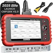 [LAUNCH] CRP129X V2.0 Elite OBD2 Scanner, 2024 Lifetime Free Online Update Scan Tool, 12 Reset, InjectorCoding, ABS/SRS/TCM/Engine System Diagnostic Scanner, Auto Vin,Car Scanner Diagnostic for all cars
