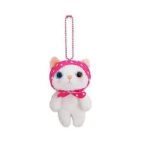 在飛比找Yahoo!奇摩拍賣優惠-Jetoy Choo Choo 粉紅帽白貓玩偶 絨毛吊飾 絨