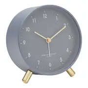 One Six Eight London Noah Dial Alarm Clock Charcoal