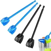 Resin Mixer Paddles, 4 Piece Set Paint Stirrers Drill Attachment,Reusable Plastic Epoxy and Resin Mixer Attachment Paddle,Epoxy Mixer Attachment for Drill