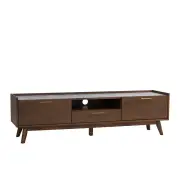 BREDA Entertainment TV Unit 180cm - Walnut