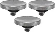 uxcell Camera Shutter Button, 3 Pack Soft Shutter Release Button Pure Copper Camera Button Concave Suitable for Nikon for Fujifilm for Leica DSLR/SLR Camera, Silver
