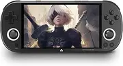 Trimui Smart Pro 4.96 inch Handheld Game Console Linux System A133P Processor 128G SD Card Support WiFi Multiplayer Online Battle (Black)