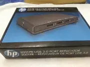 HP USB 3.0 & 2.0 Port Replicator 3001PR New Plug N Play Audio HDMI VGA Video Sma