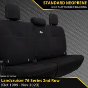 Toyota Landcruiser 76 Series Neoprene Rear Row Seat Covers (Made to Order)