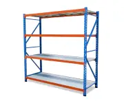 Garage Longspan Shelving 1.8m Steel Shelves. 800kg Capacity. Racking Storage