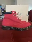 Dr Martens 939 Long Napped Suede MB Boots DMS Red US Men’s Size 11 Wmn’s Size 12