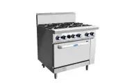 CookRite 6 Burners With Oven LPG AT80G6B-O-LPG - AT80G6B-O-LPG-SM