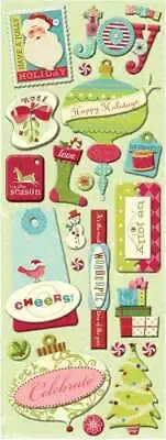 Adhesive Chipboard Brenda Walton Peppermint Twist