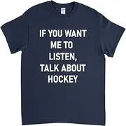 [VidiAmazing] Hockey Shirt, Hockey, Hockey Player, Hockey Fan, Hockey Dad, Hockey Mom, for Him, Unisex Shirt ds1346 T-Shirt