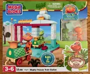 Mega Bloks Dinosaur Train Mighty Triassic Train Station 7421 BUDDY & DON 2011!