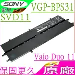 SONY SVD112 電池(原裝)-索尼 VGP-BPS31 SVD11215CHB SVD11216PGB