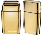 BaByliss Pro FoilFX02 Gold Double Foil Barber Hair Shaver/BabylissPro Trimmer