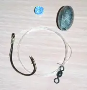 Blue Water Candy Fishing Lure 112 Carolina Slip Rig 1oz 1/0 Flounder