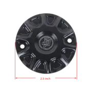 Black M8 Ignition Timer Points Cover for Harley Road Street Glide Fat Bob Boy